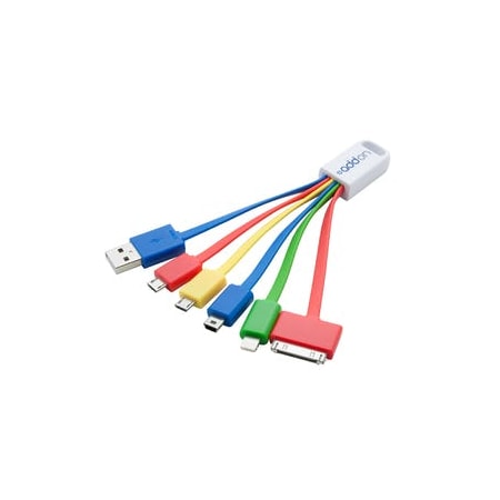 Add-On 5-In-1 Usb 2.0/30Pin, Ltng, Micro, Mini USB5IN1CHARGER